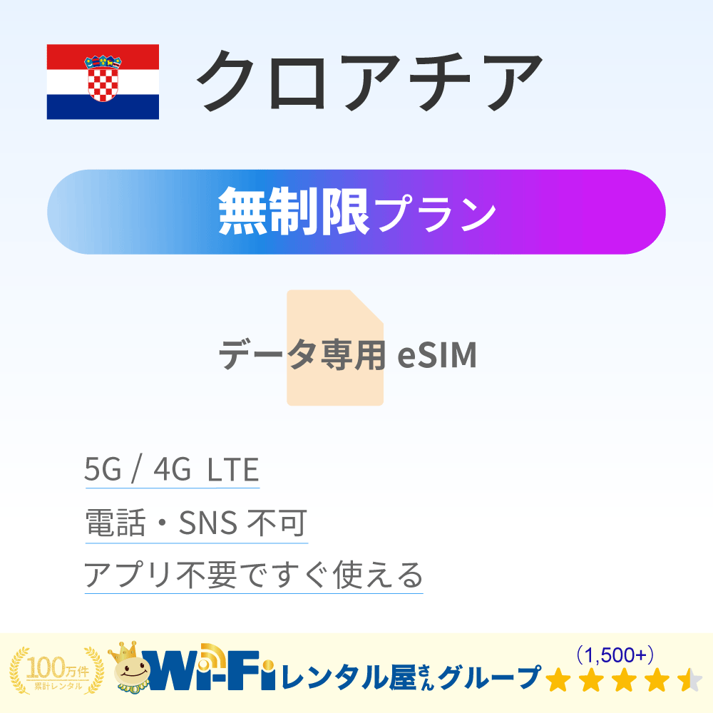 クロアチア 無制限